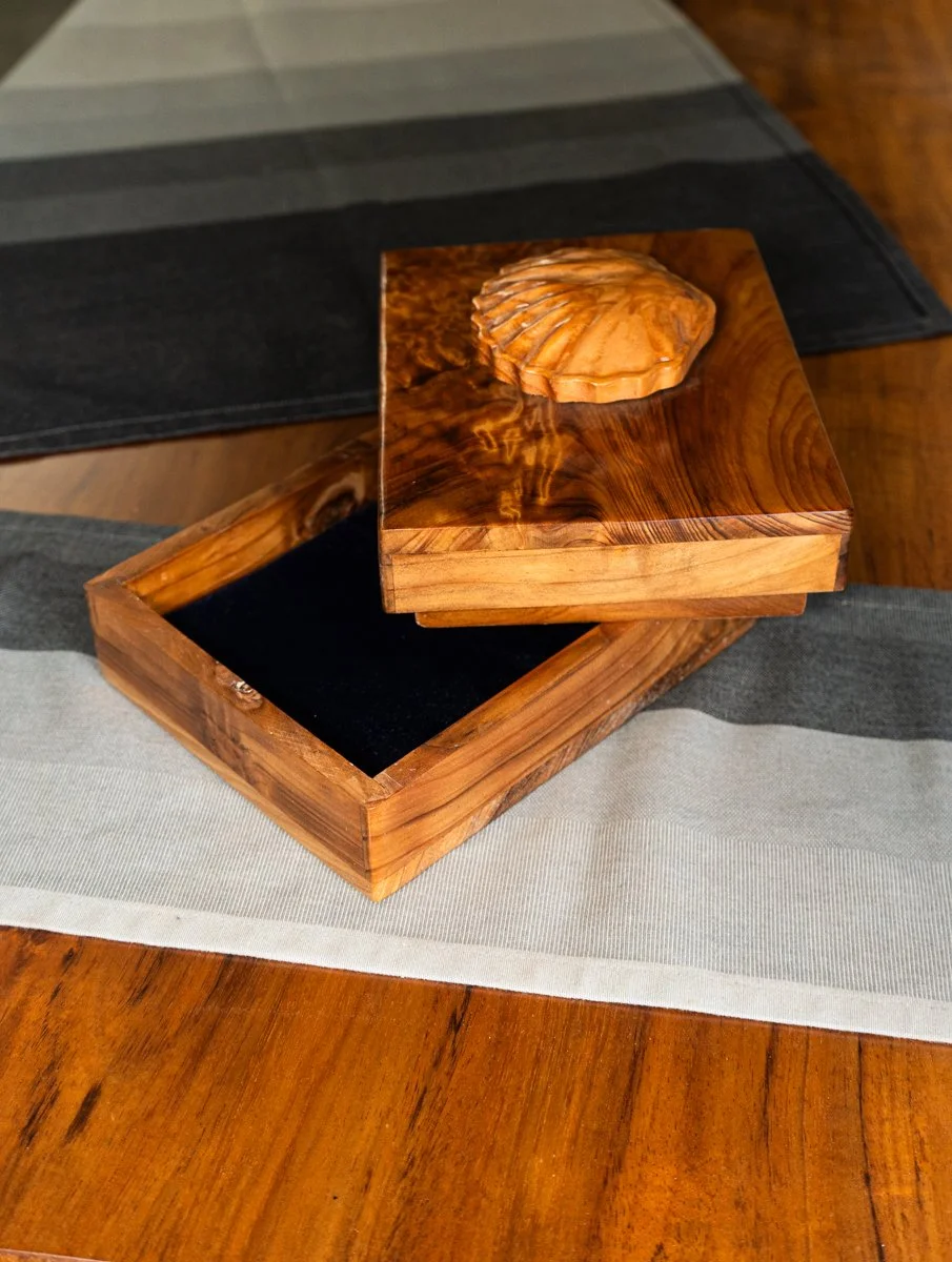 Koa and Mango Boxes with sliding lids — RK Woods Crafted in Hawaii